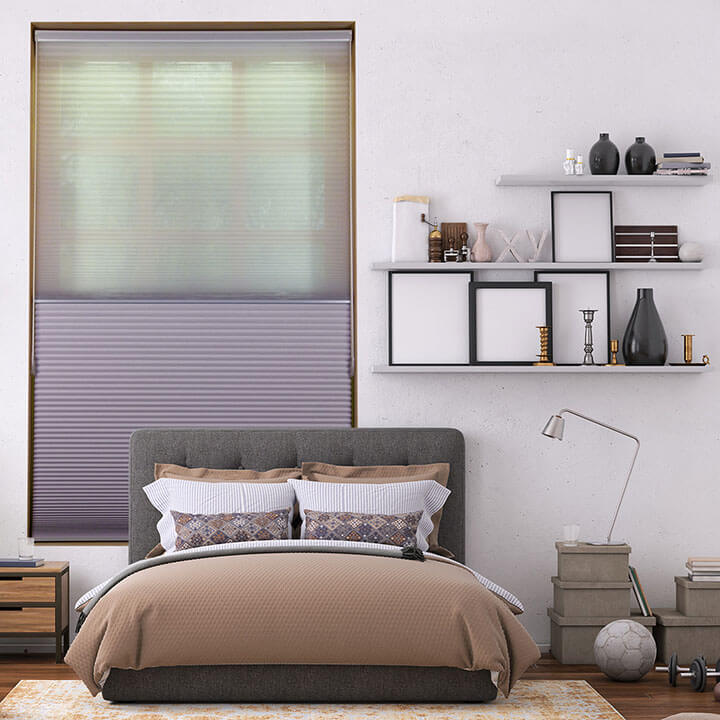 Visby Honeycomb Blinds Day and Night