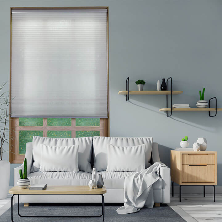 Ystad Honeycomb Blinds Sheer