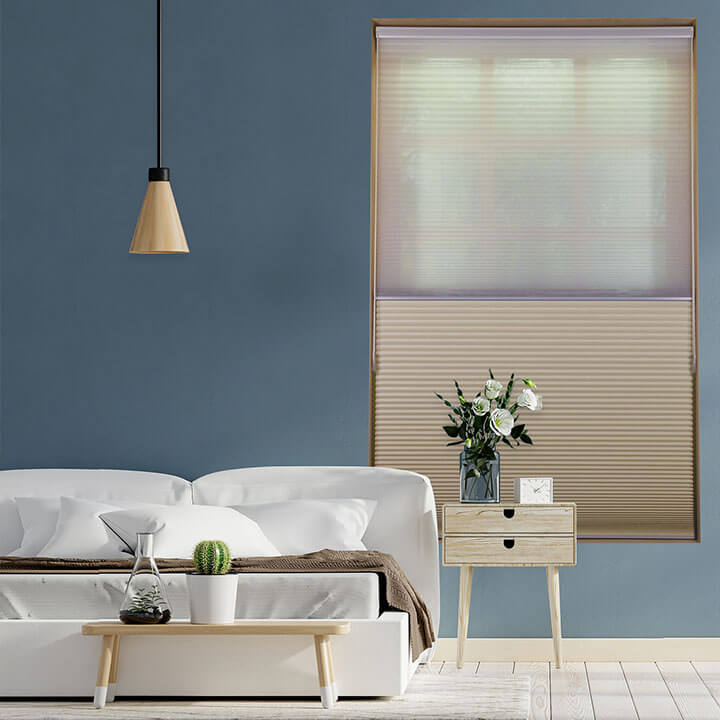 Visby Honeycomb Blinds Day and Night