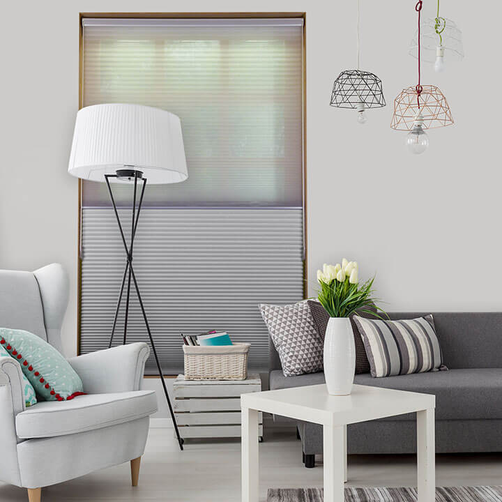 Visby Honeycomb Blinds Day and Night